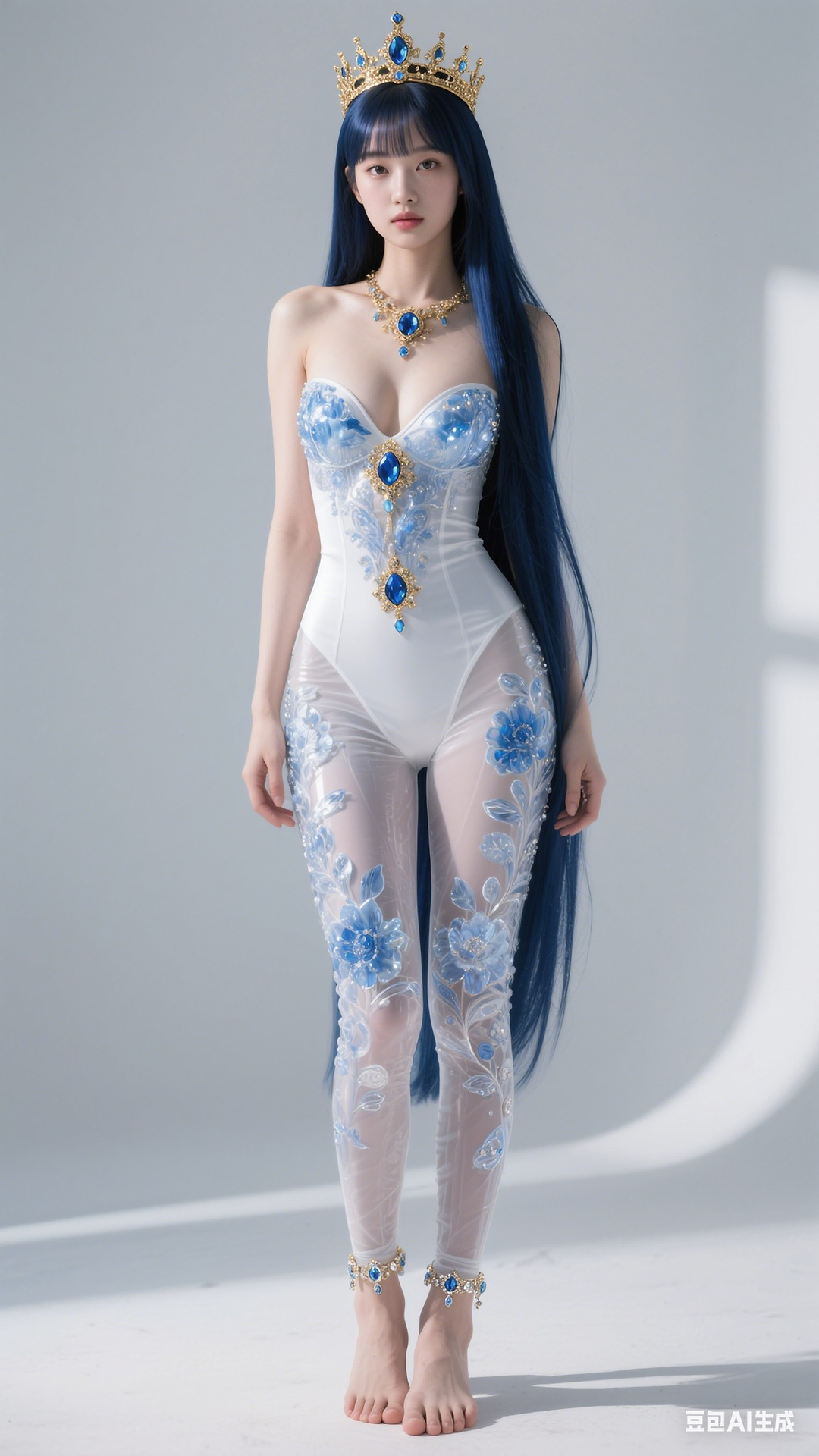 White gem jumpsuit