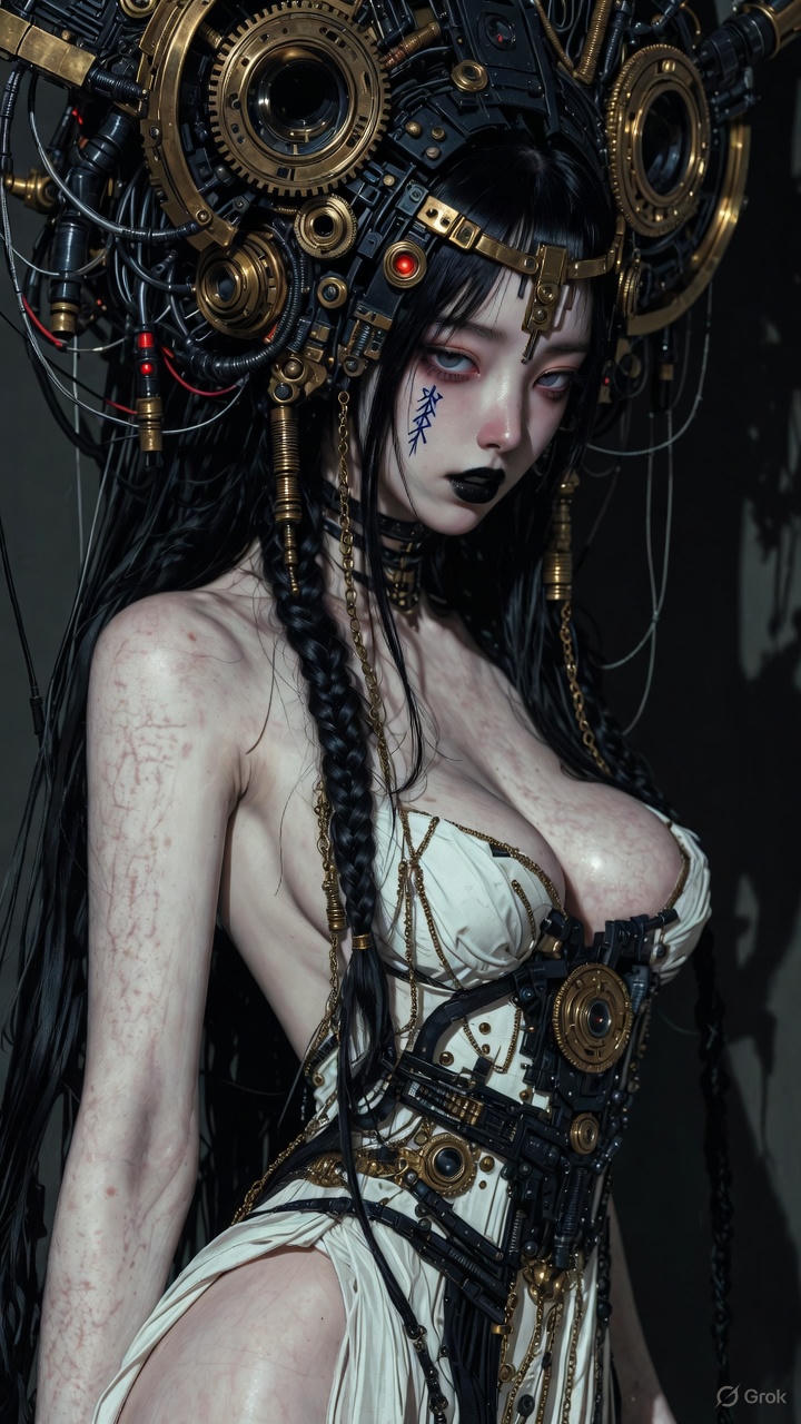 Dystopian Goth Maiden