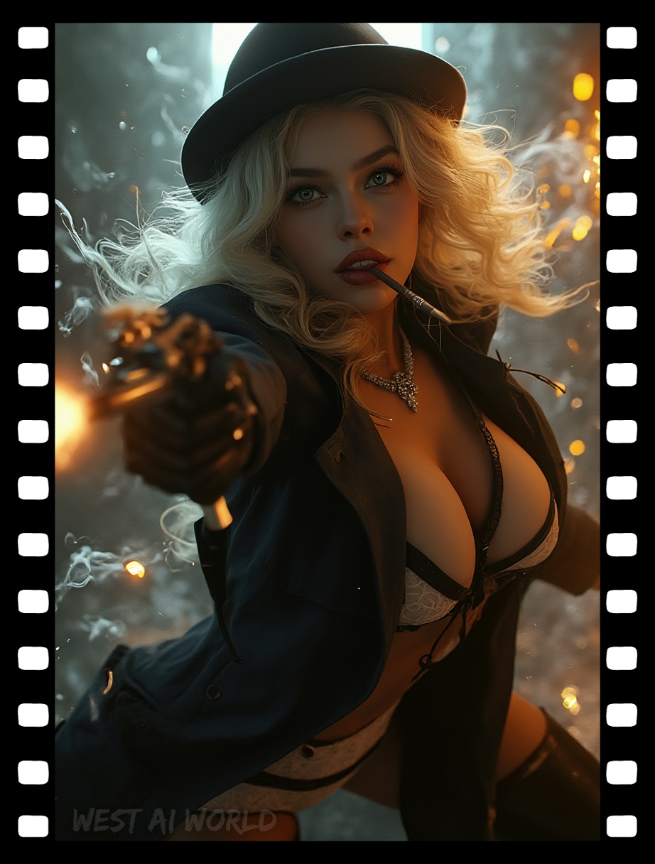 A fierce shootout is underway