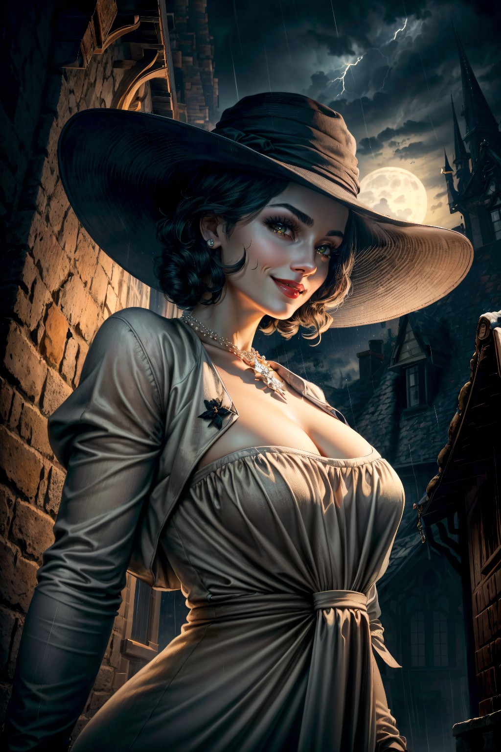 Lady Dimitrescu - Midnight Whispers - Voluptious