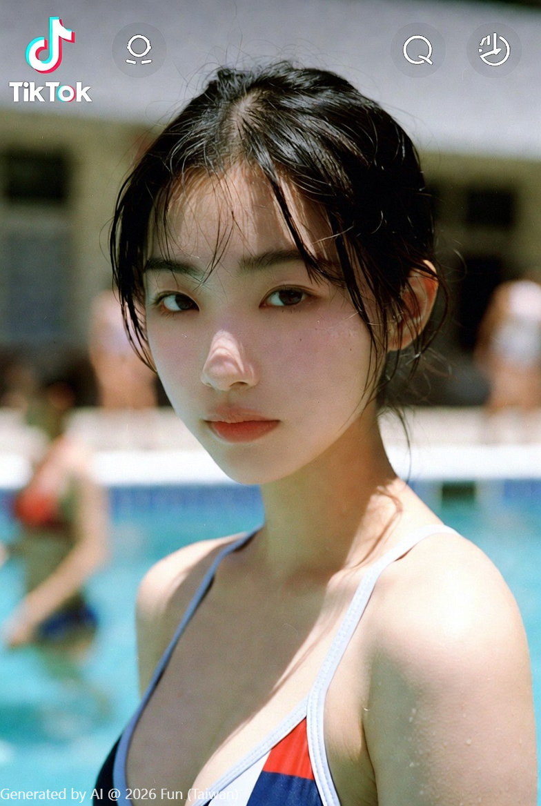 My Korean girlfriend # 41 took her to the hotel pool after the show to sneak
