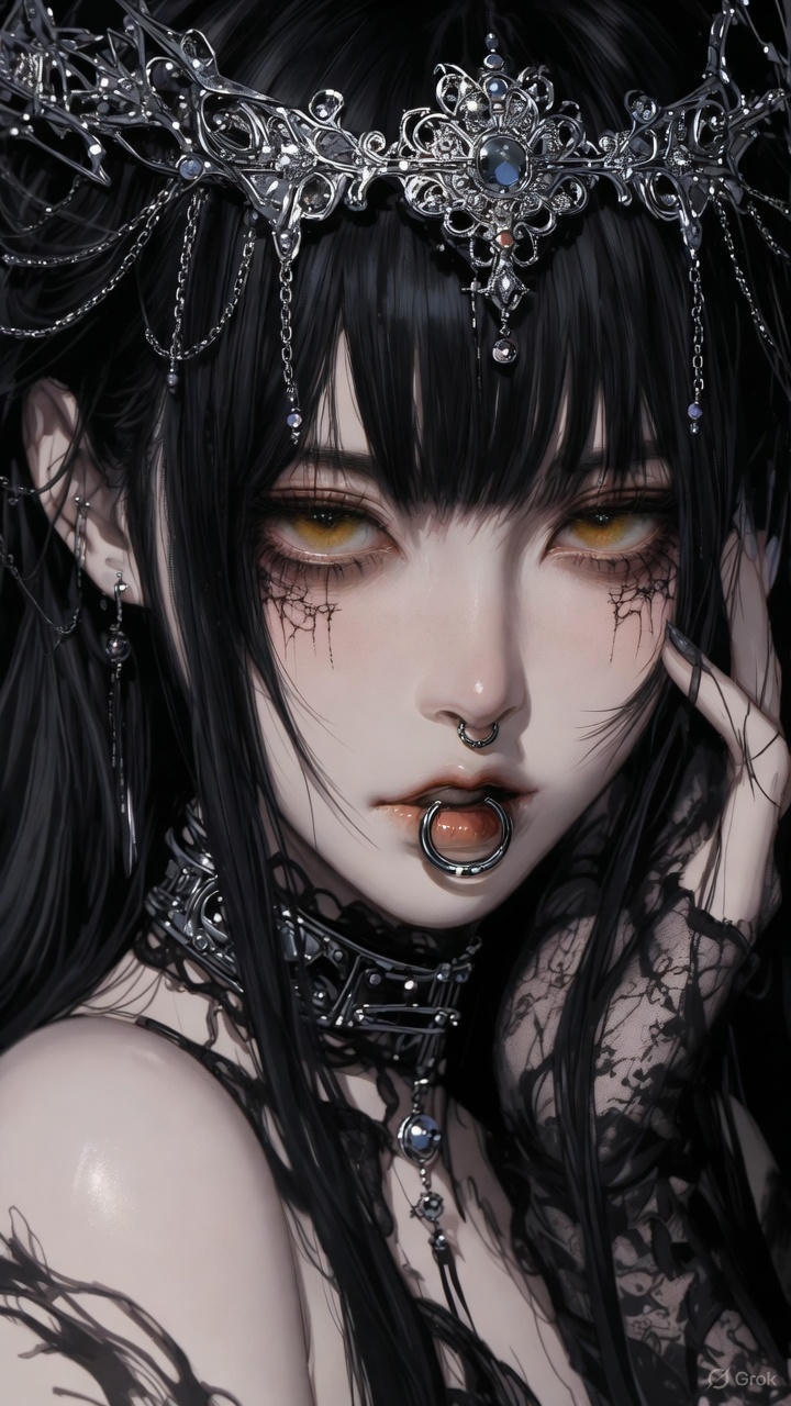 Stylish Gothic portrait