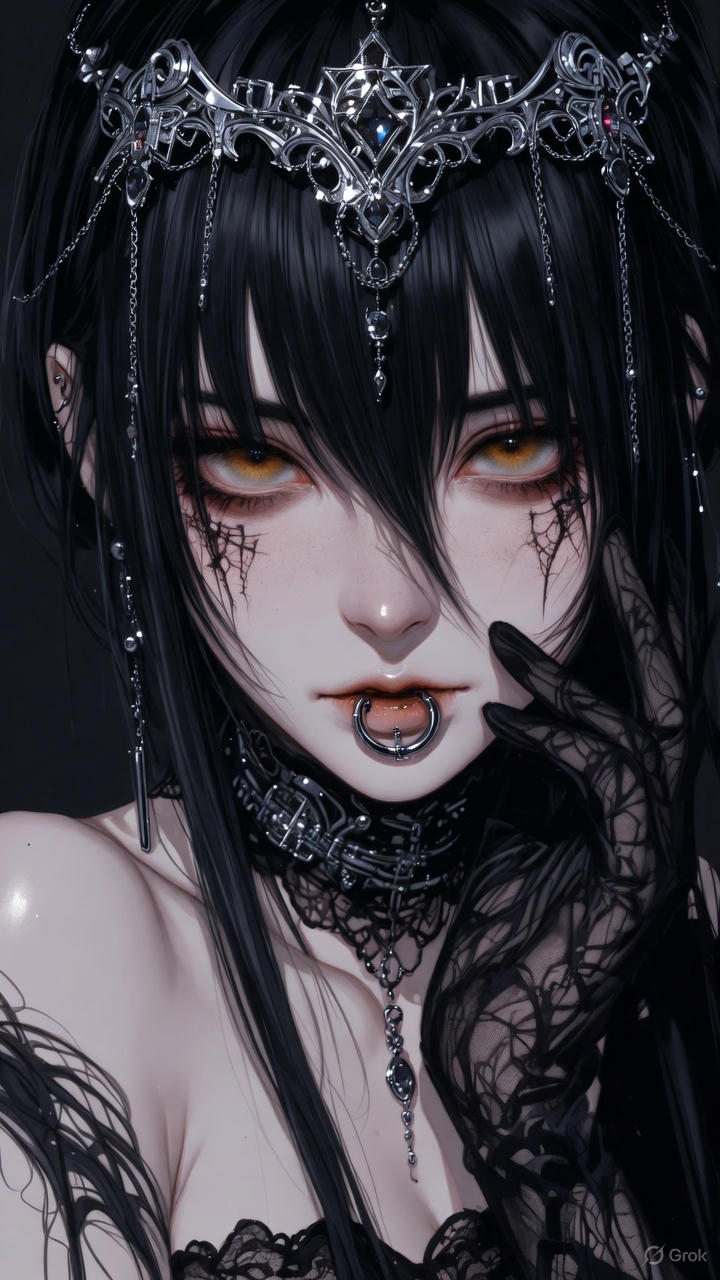 Stylish Gothic portrait