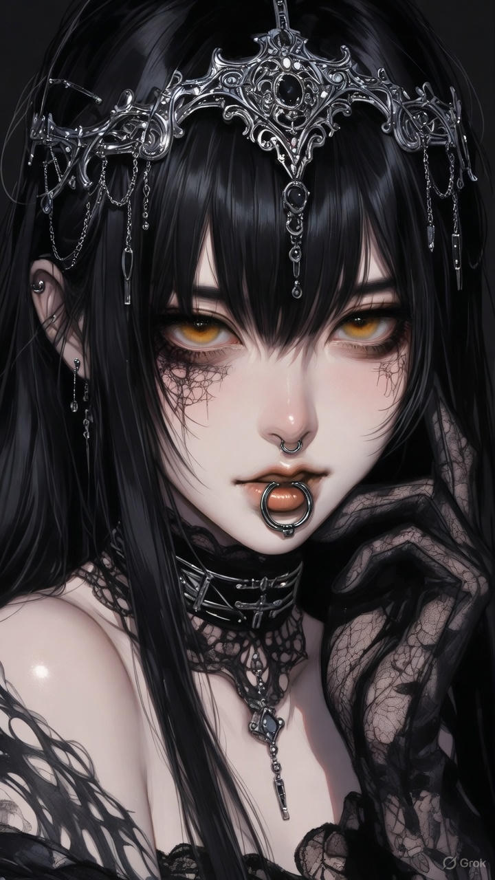 Stylish Gothic portrait