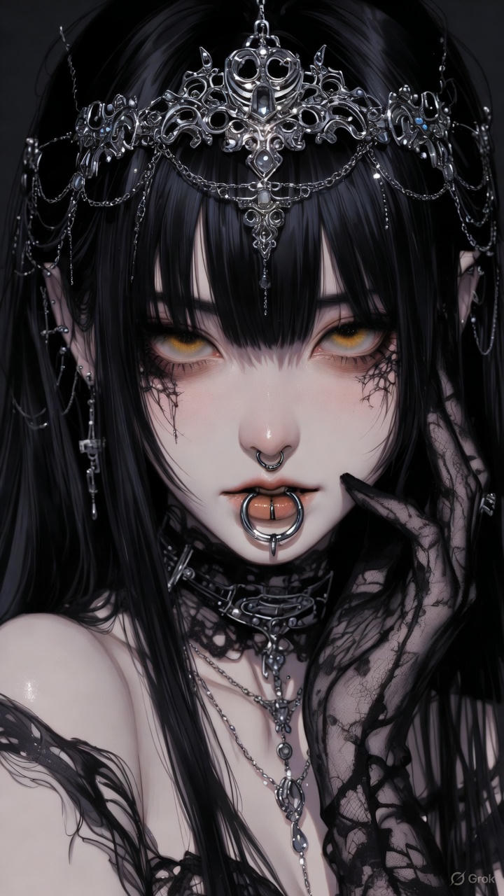 Stylish Gothic portrait