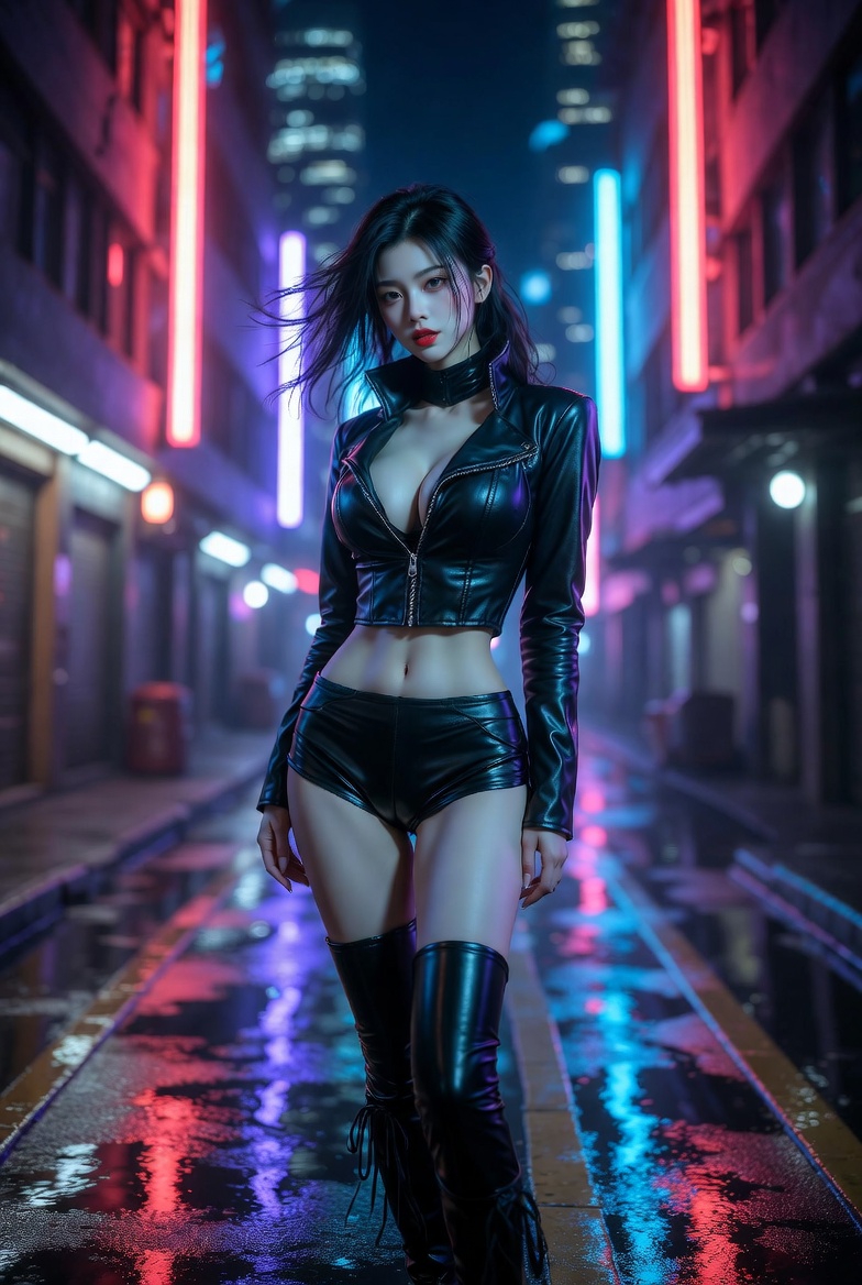 women's leather jacket