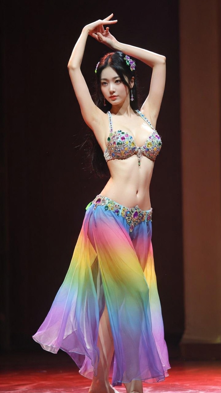 Rainbow Gem Belly Dancer