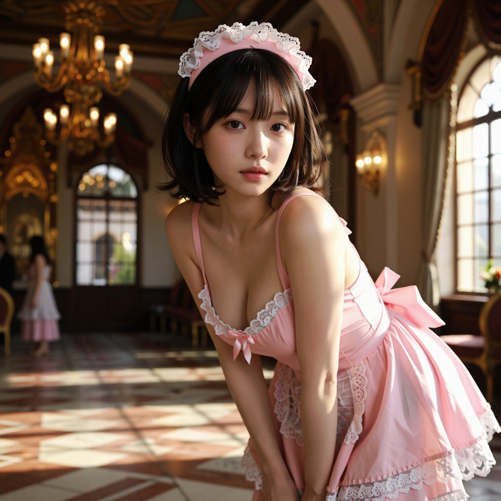 Pink Maid Outfit