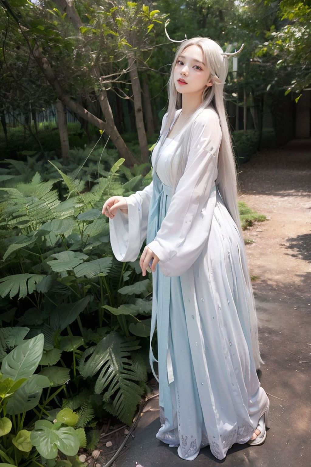 No1060 White Chinadress_149