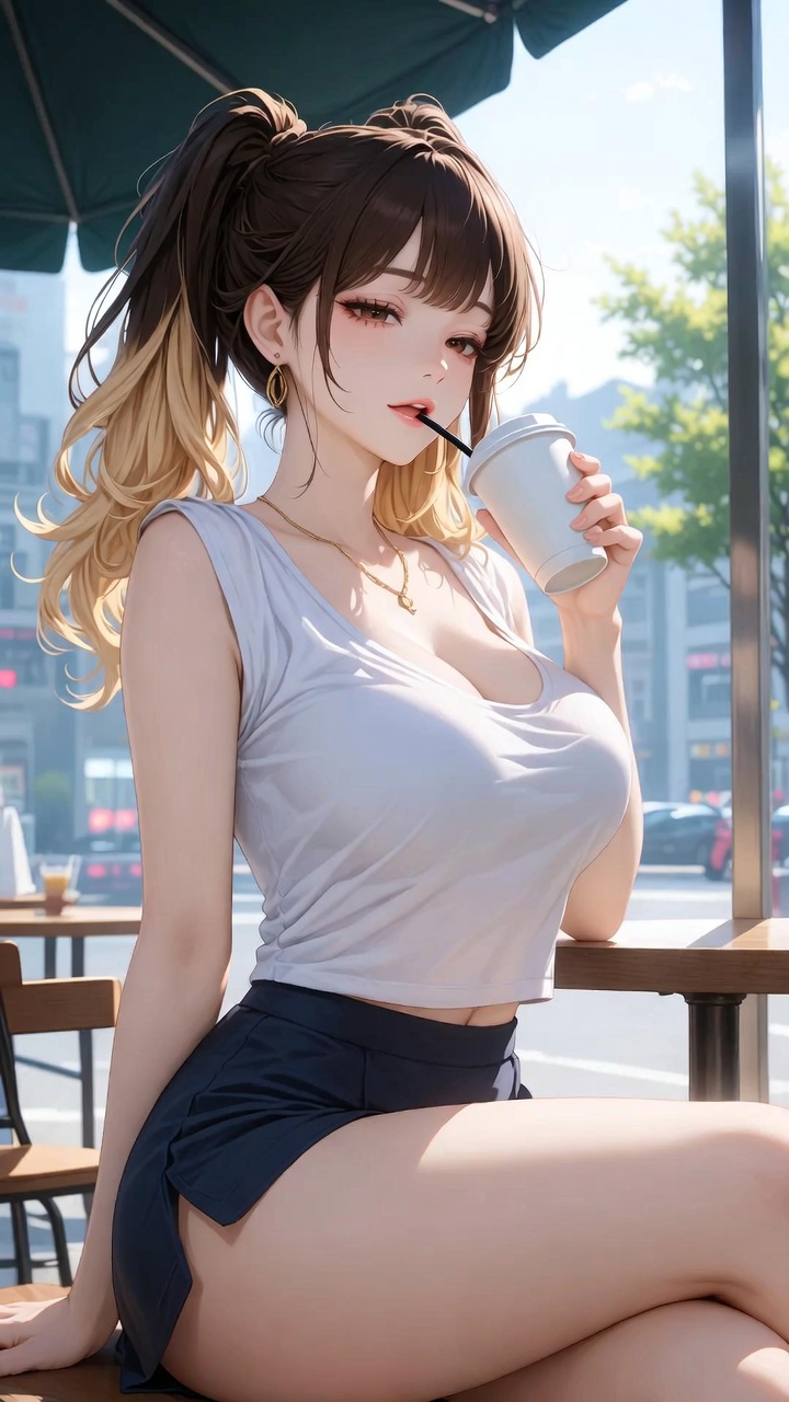 Relax with a cup of coffee