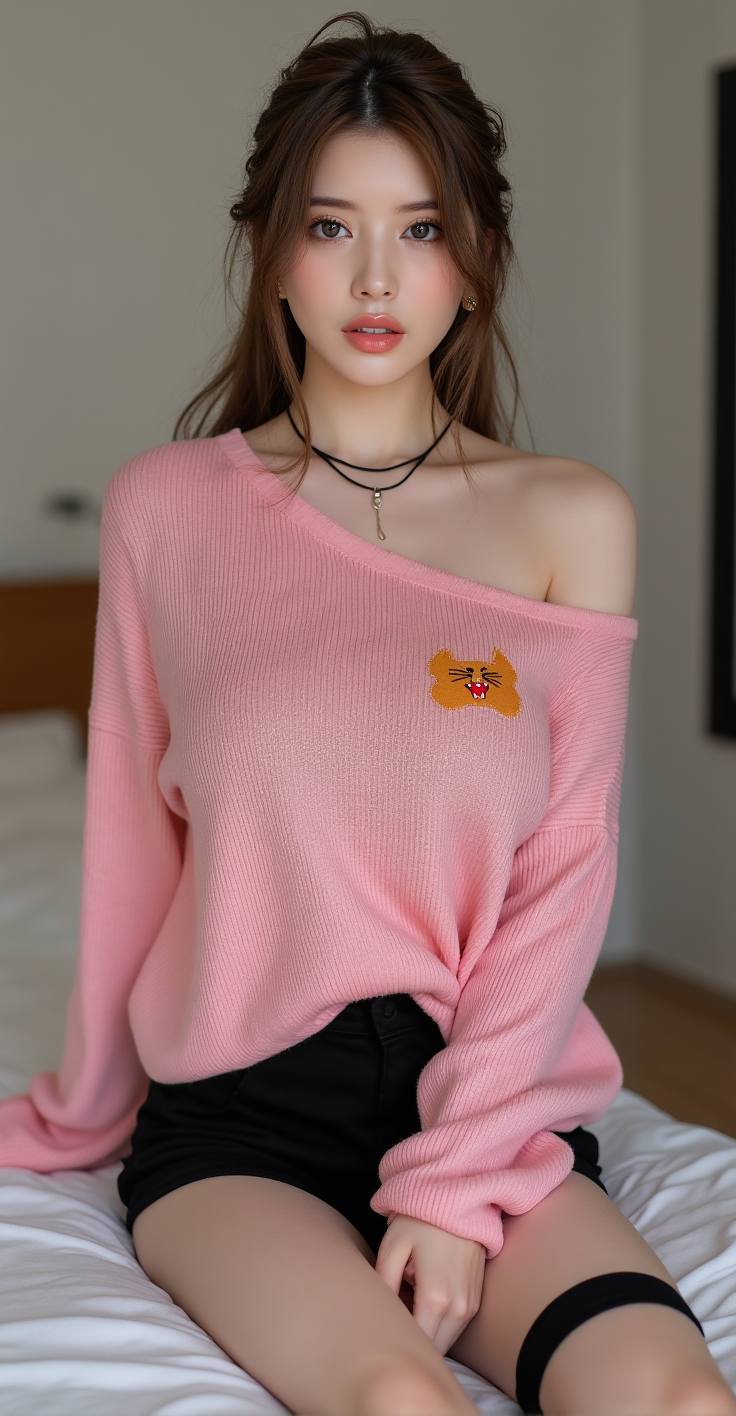 Printed sweater