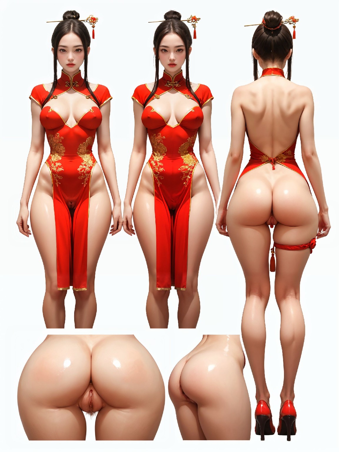 Qipao + Girl + -3